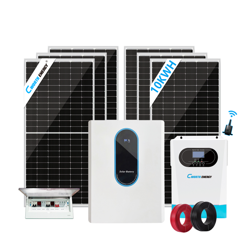 Cworth Energy Off Grid Solar System 10kwh off grid solar system