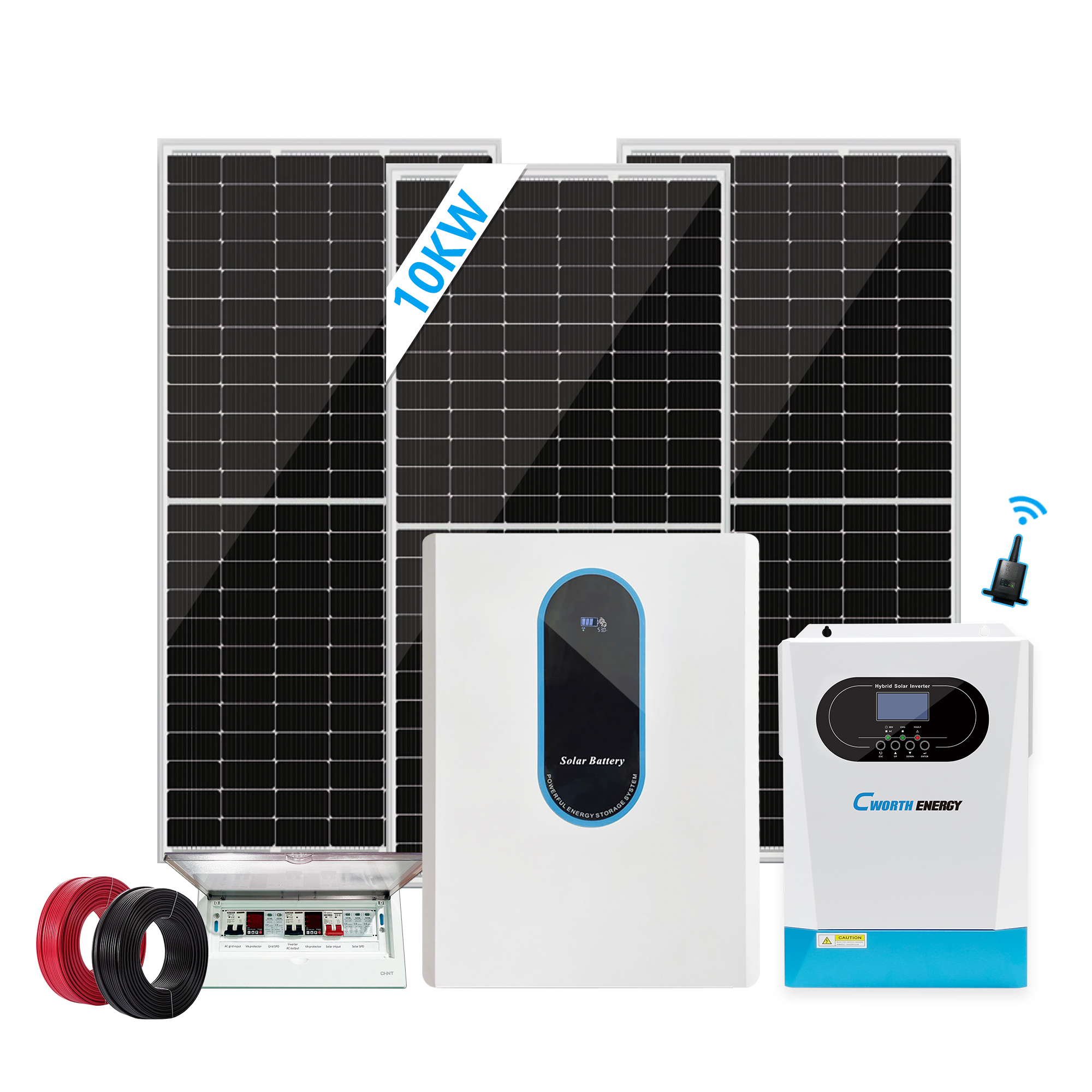 Cworth Energy Off Grid Solar System 10kw off grid solar system