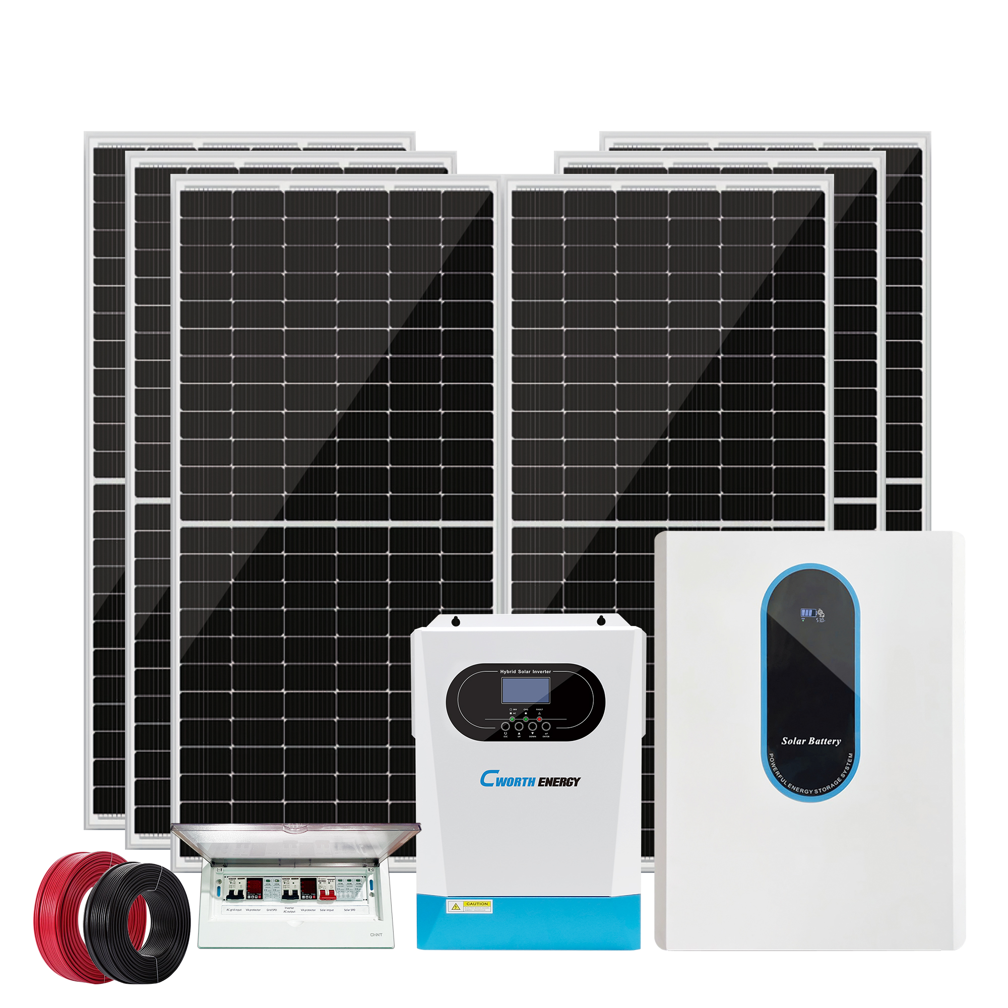 Cworth Energy Off Grid Solar System 10kwh off grid solar system