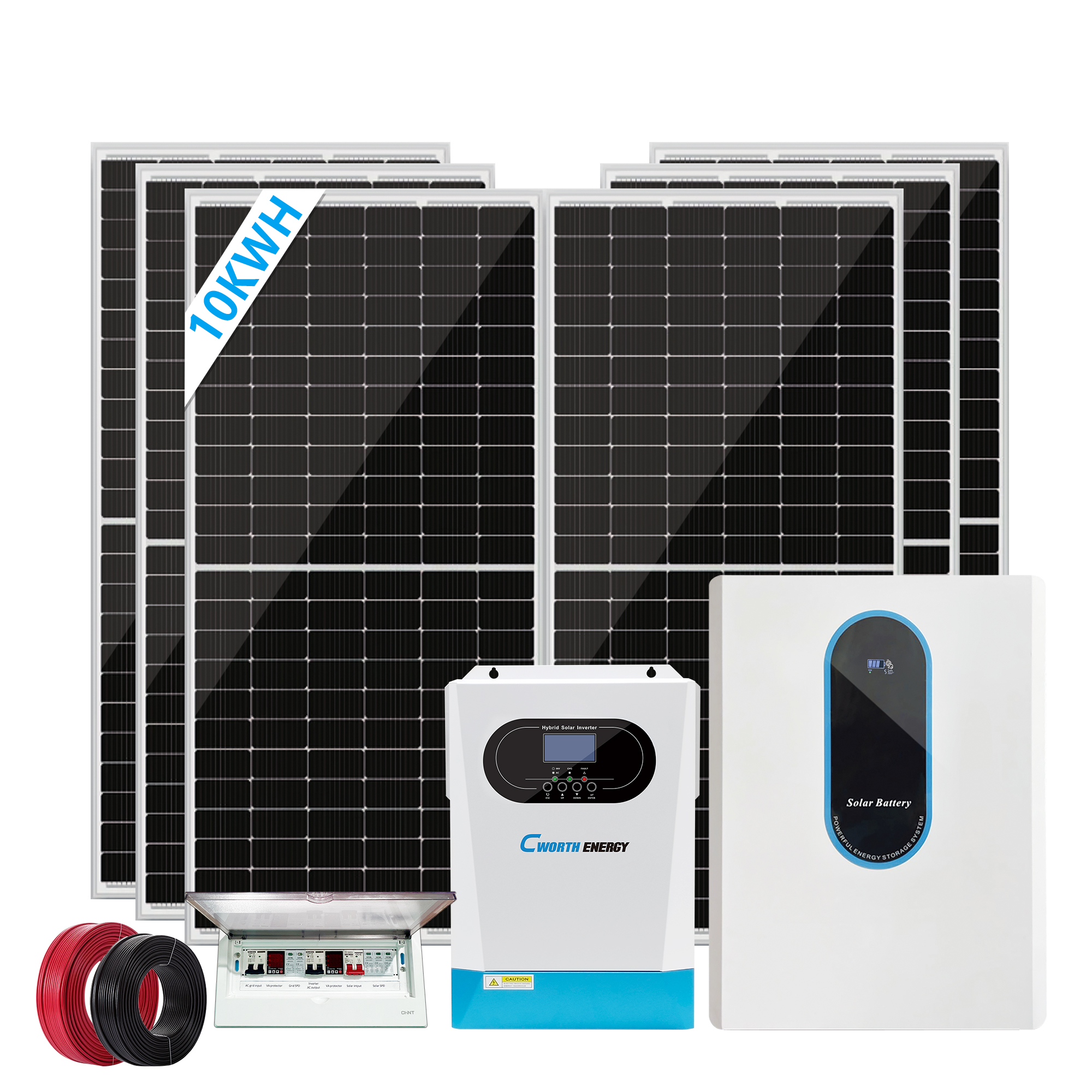 Cworth Energy Off Grid Solar System 10kwh off grid solar system