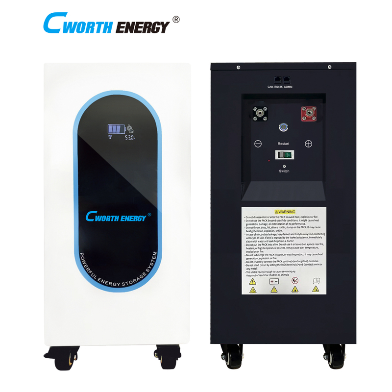 Cworth energy solar lithium battery 48V 250Ah 12.5kwh lithium battery for home system 